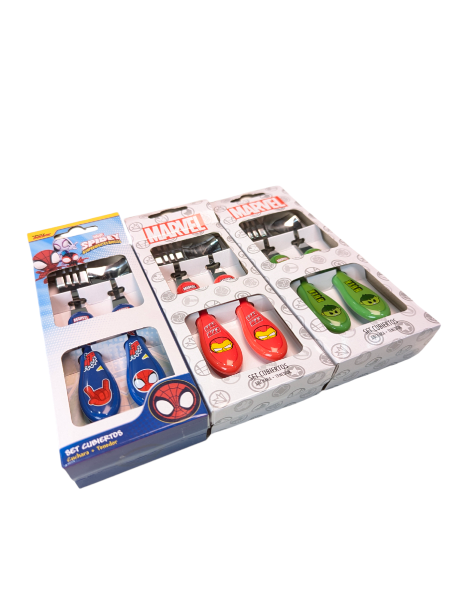 SET DE CUBIERTOS COLECCION MARVEL SPIDERMAN2