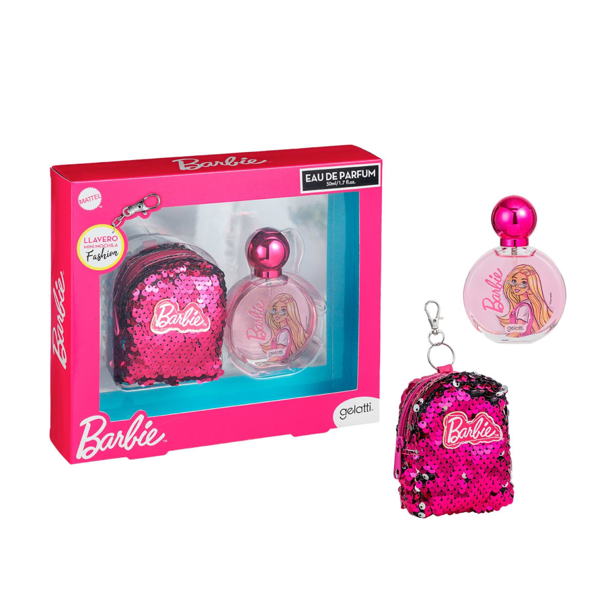 SET DE PERFUME BARBIE 50ML + MOCHILITA1