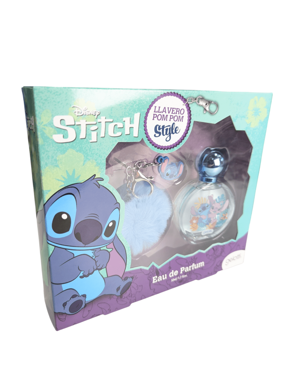 SET DE PERFUME STITCH 50ML + LLAVERO POM POM2