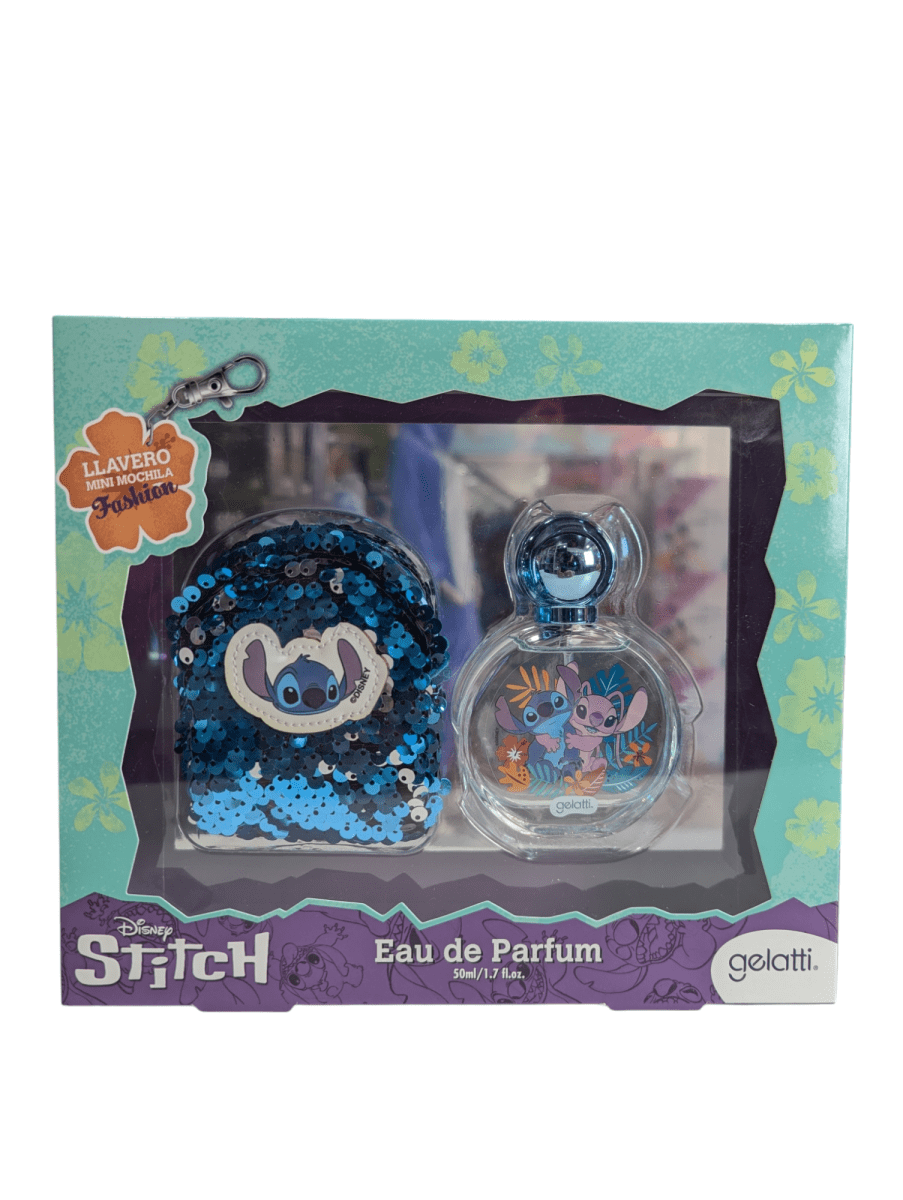 SET DE PERFUME STITCH 50 ML + MOCHILITA3