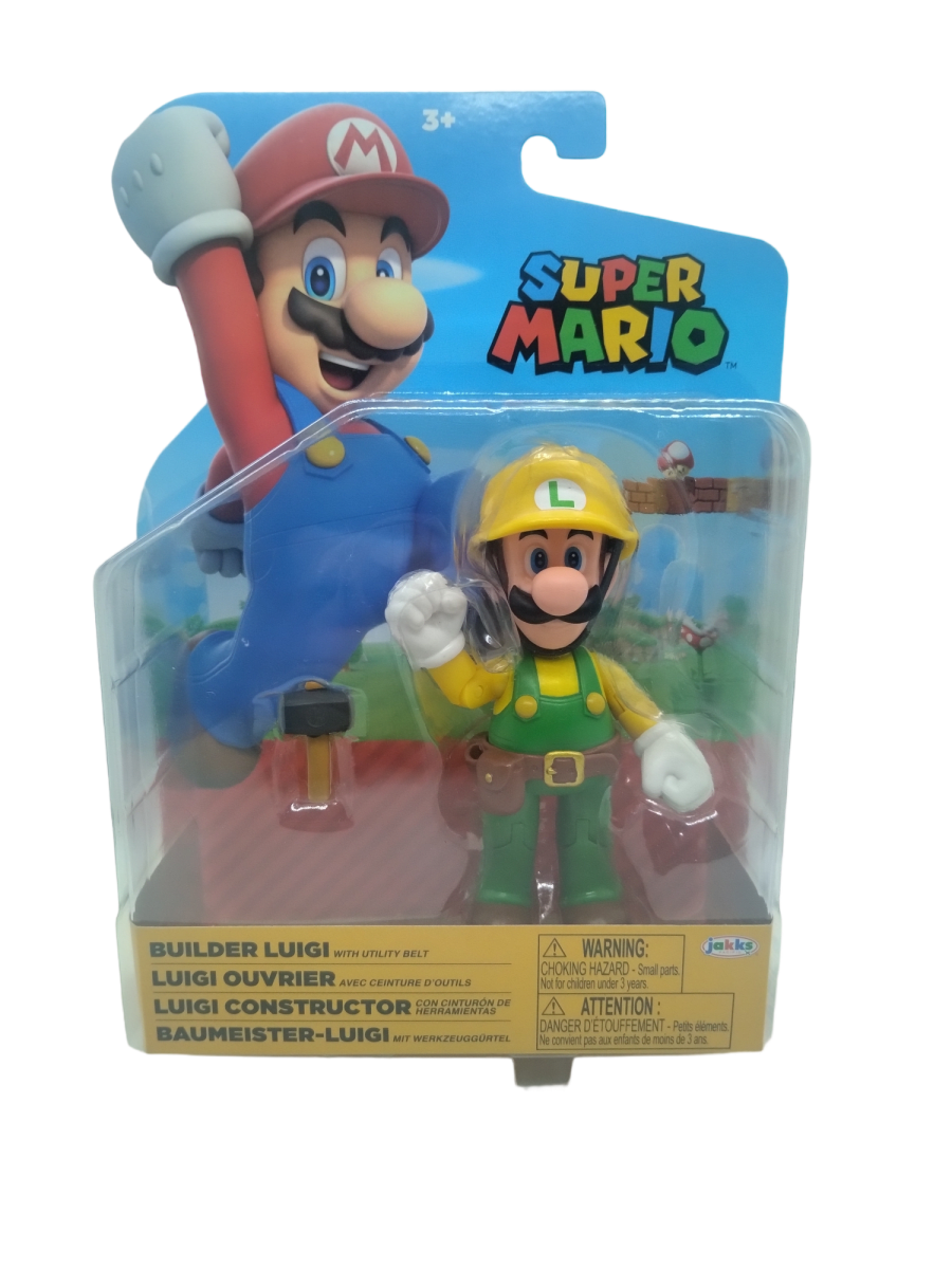 SUPER MARIO 4 FIGURAS WAVE 27 (BUILDER LUIGI)1