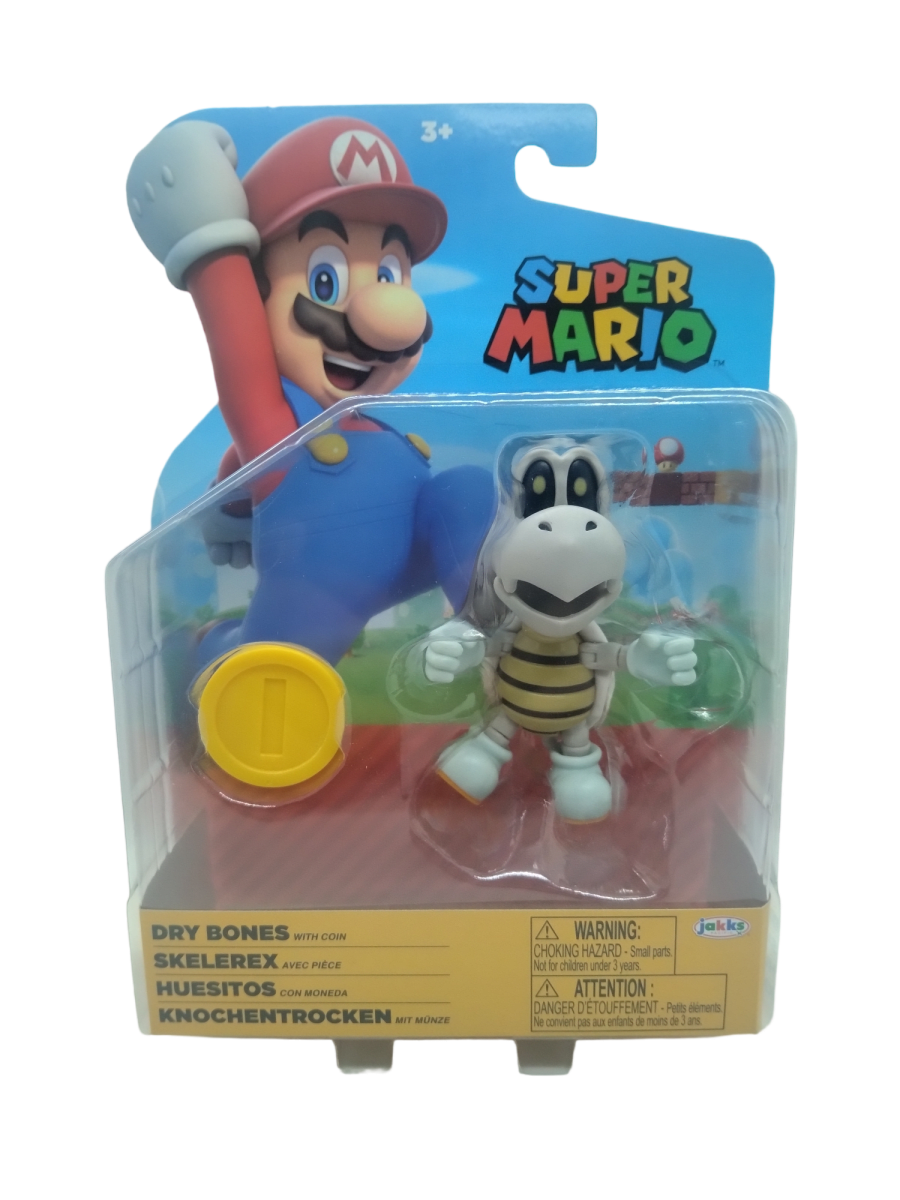 SUPER MARIO 4 FIGURAS WAVE 27 (DRY BONES)1