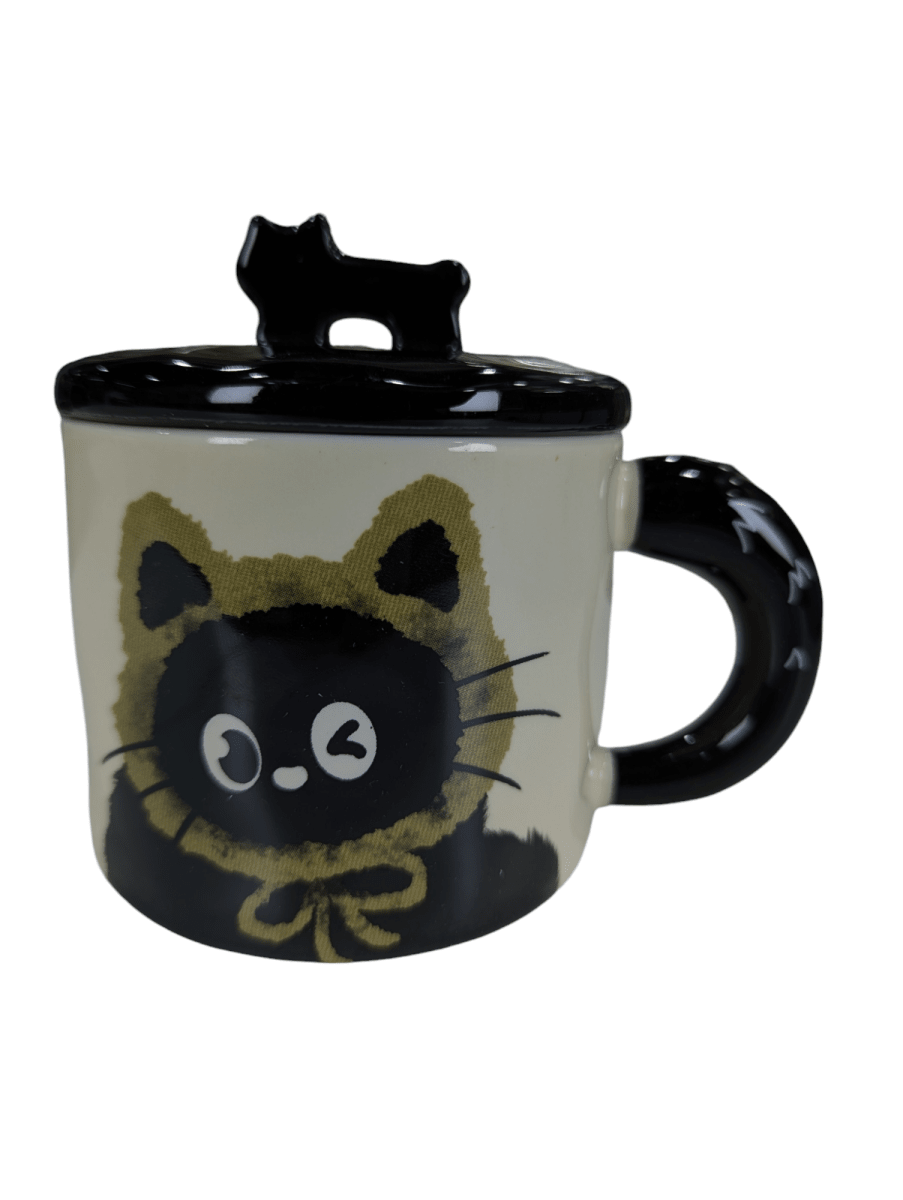 TAZÓN DE CERÁMICA DE GATO CON TAPA2