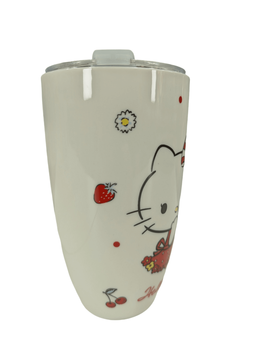 TAZÓN CERÁMICO GRANDE C/ TAPA  HELLO KITTY2