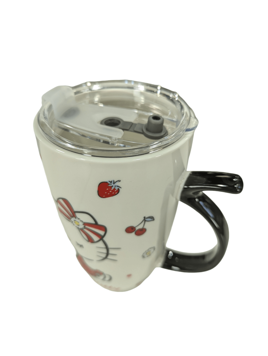 TAZÓN CERÁMICO GRANDE C/ TAPA  HELLO KITTY4