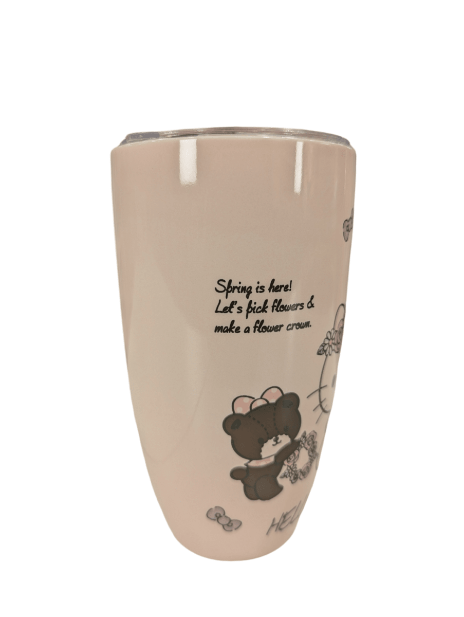 TAZON CERAMICO GRANDE C/ TAPA HELLO KITTY ROSADO2