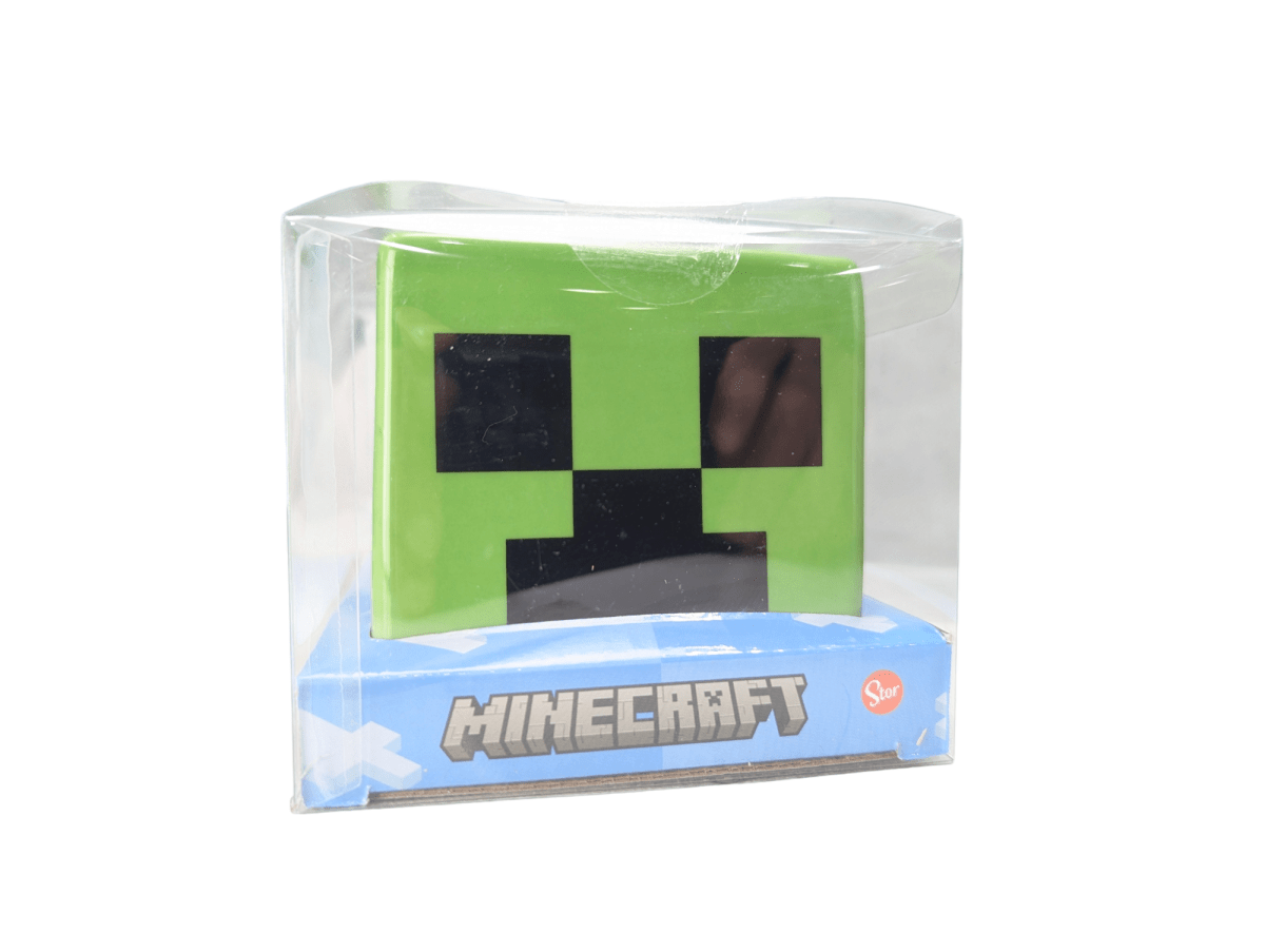 TAZON DE CERAMICA 3D MINECRAFT 320ML EN CAJA CREEPER1