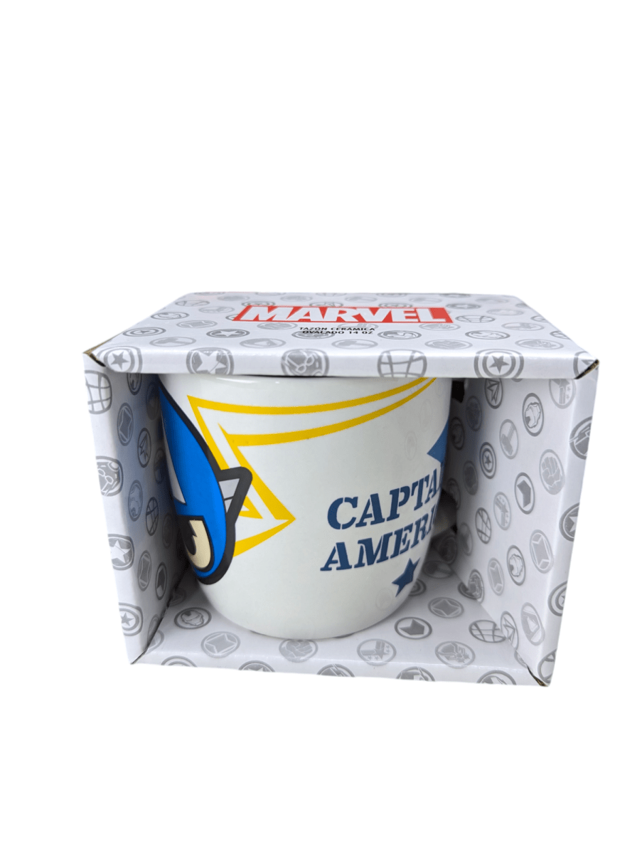 TAZON OVALADO COLECCION MARVEL CAPITAN AMERICA5