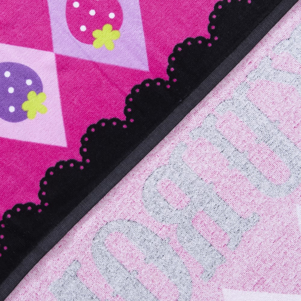 TOALLA PLAYA C/ BOLSO KUROMI NEW3