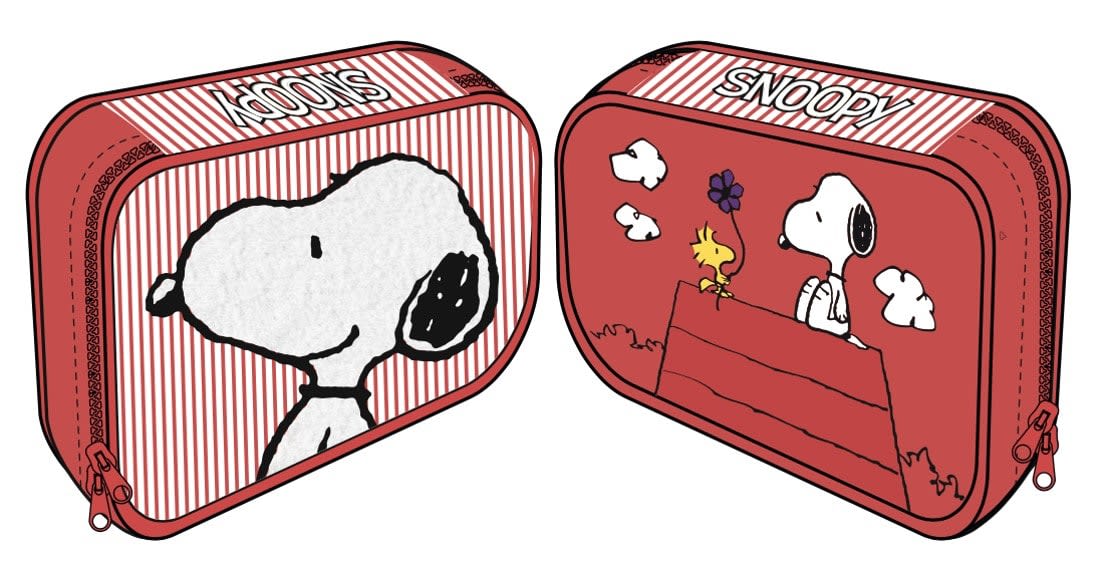 MAXI ESTUCHE SNOOPY ROJO1