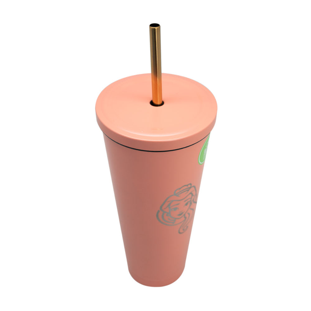 VASO TUMBLER ACERO INOXIDABLE CORAL 700ML PRINCESAS2