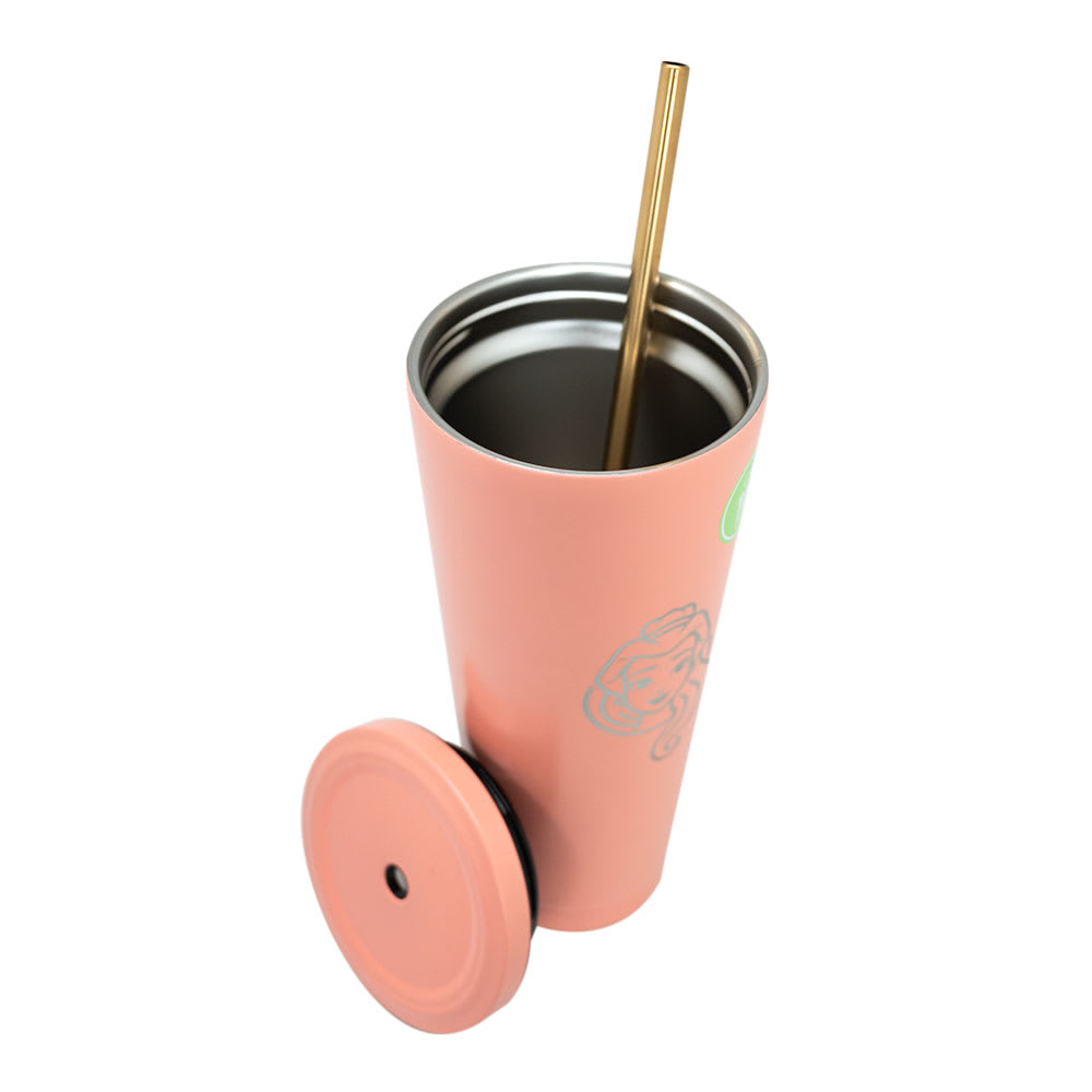 VASO TUMBLER ACERO INOXIDABLE CORAL 700ML PRINCESAS3