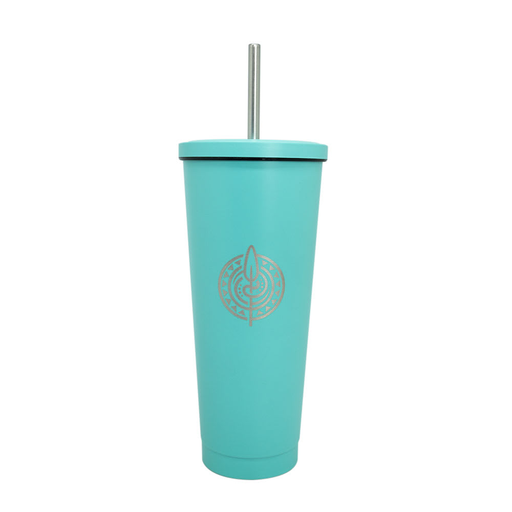 VASO TUMBLER ACERO INOXIDABLE VERDE 700ML PRINCESAS2