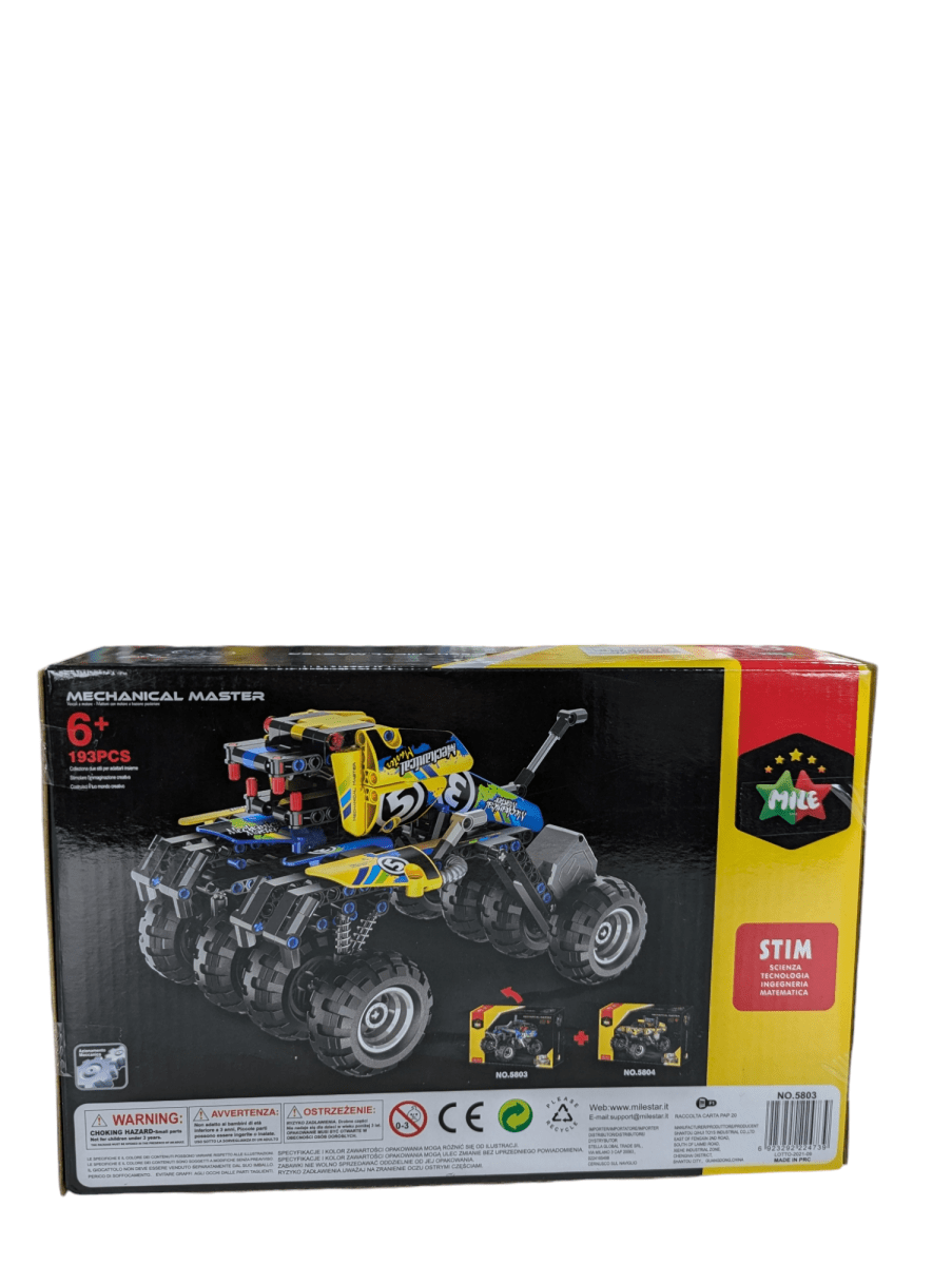 VEHICULO DE BLOQUES DE CONSTRUCCIÓN MONSTER TRUCK 4X4 193 PCS2