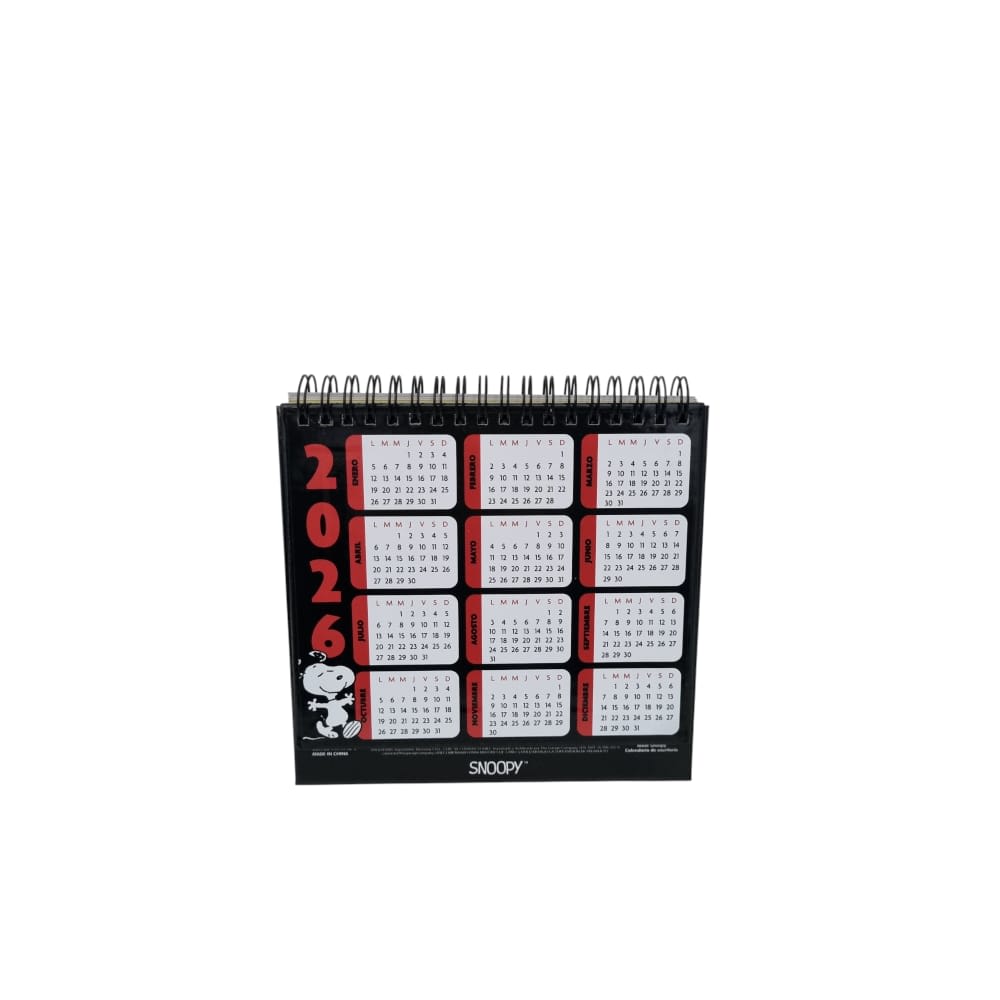 CALENDARIO ESCRITORIO SNOOPY4