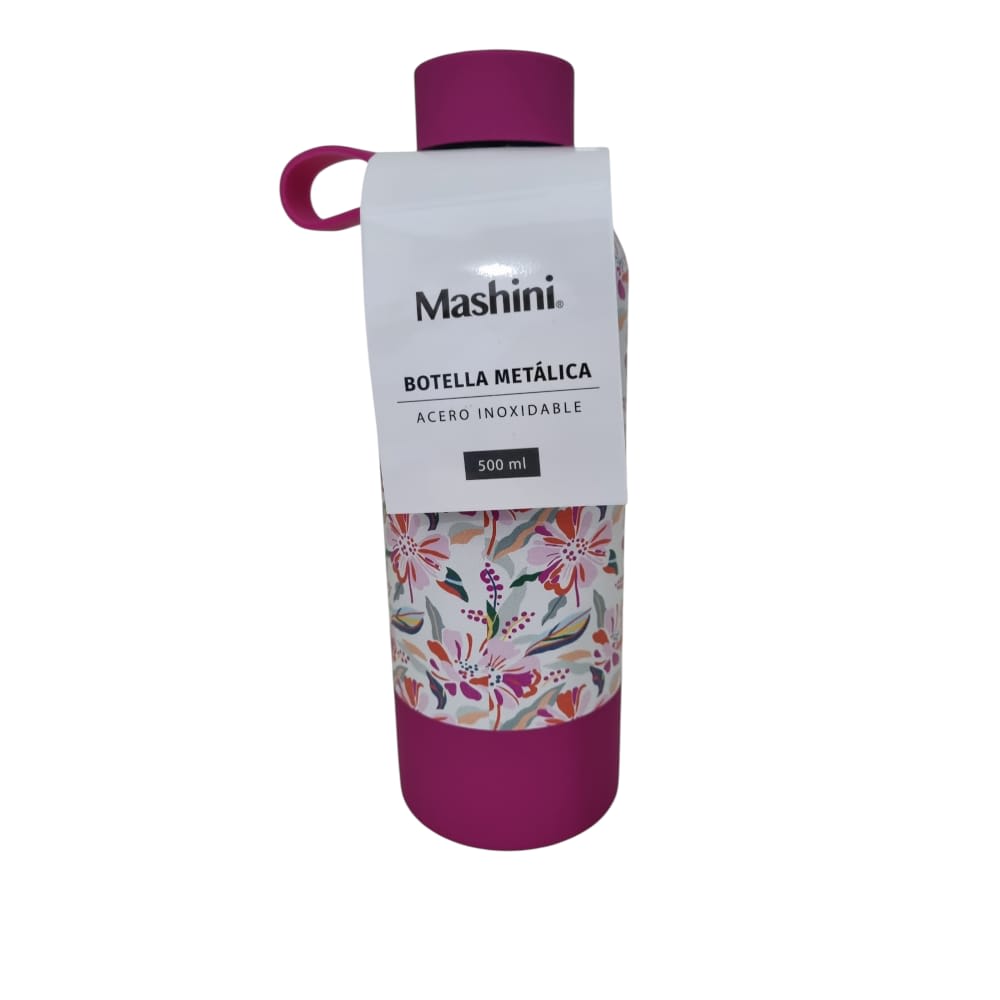 BOTELLA TERMICA 500ML FLORES FUSCIA2