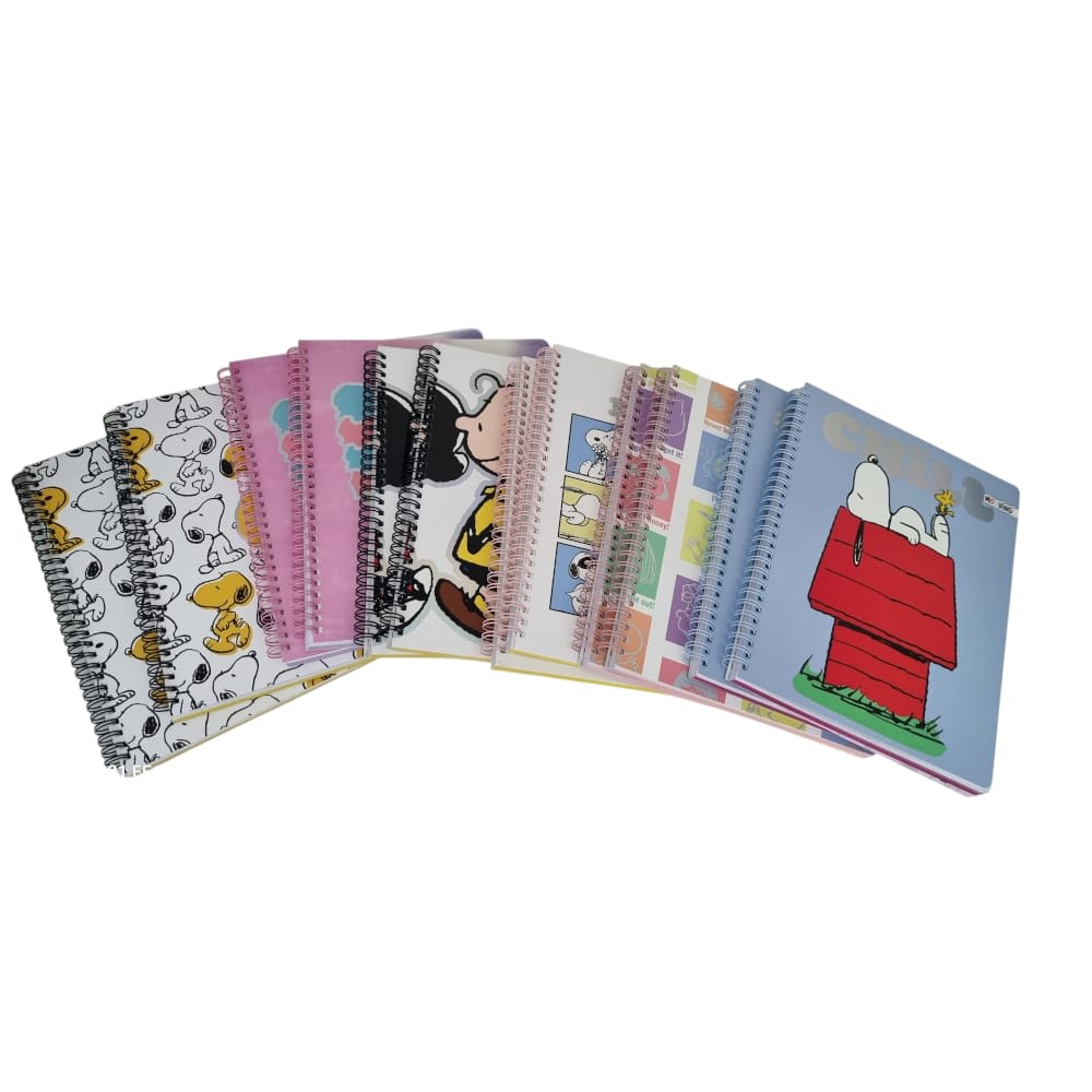 PACK 12 CUADERNOS UNIVERSITARIOS SNOOPY7