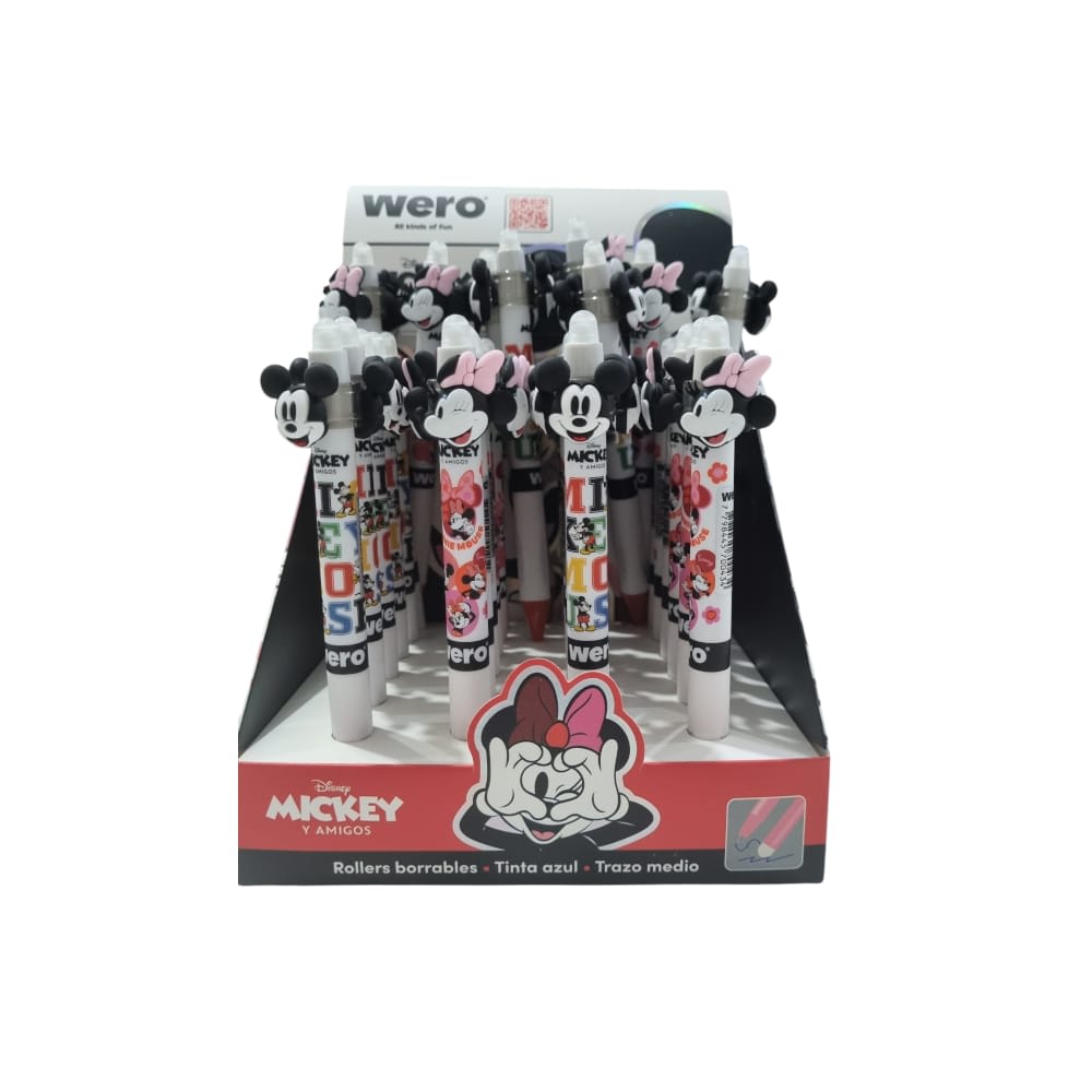 SET DE 4 LAPICES BORRABLES MINNIE MICKEY2