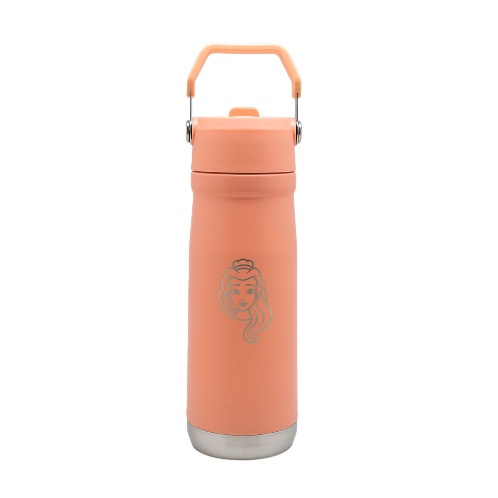BOTELLA INSULADA MANGO CORAL 650ML PRINCESAS1