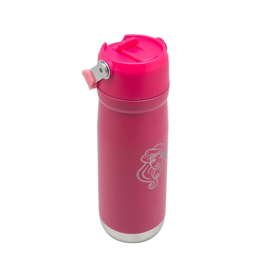 BOTELLA INSULADA MANGO FUCSIA 650ML PRINCESAS3