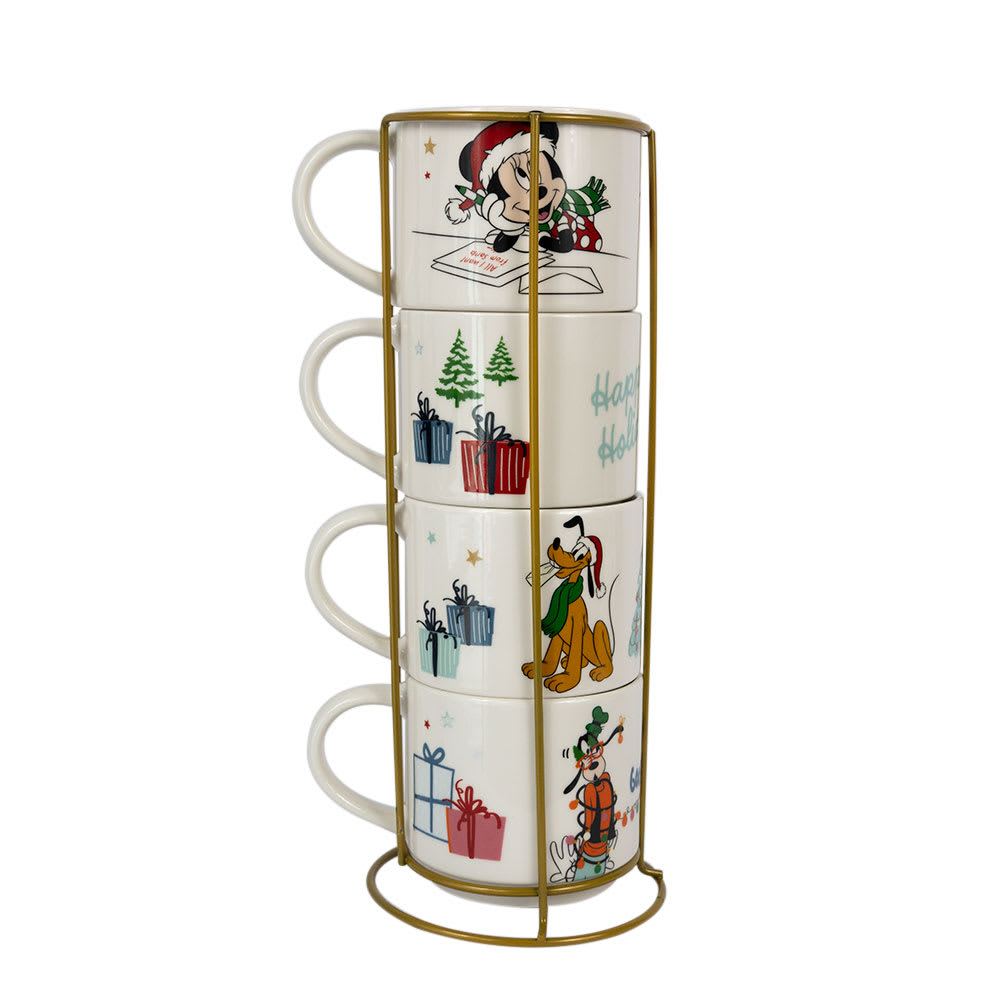 SET 4 TAZONES 400ML NAVIDAD DISNEY CLASSIC1