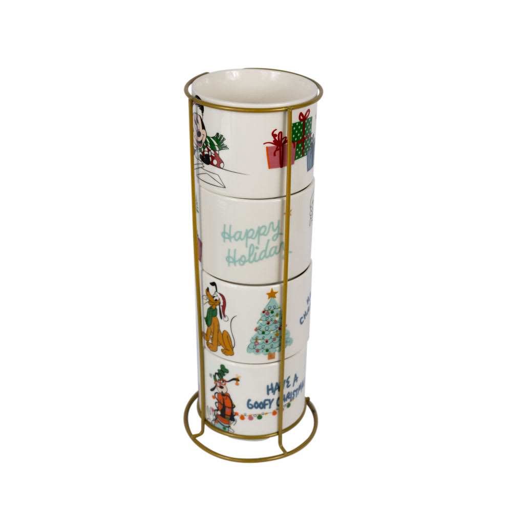 SET 4 TAZONES 400ML NAVIDAD DISNEY CLASSIC2