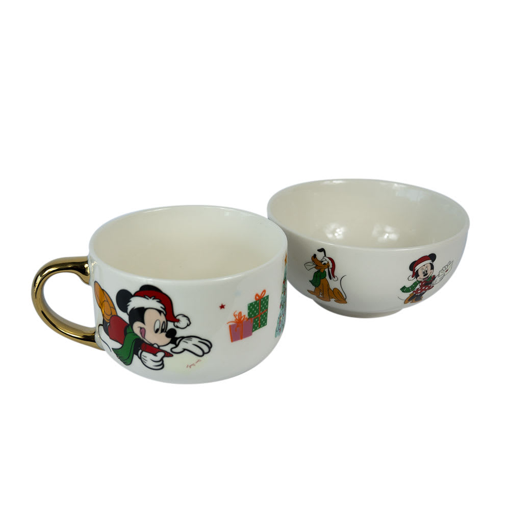 SET TAZON 520 ML + BOWL 650ML NAVIDAD DISNEY CLASSIC3