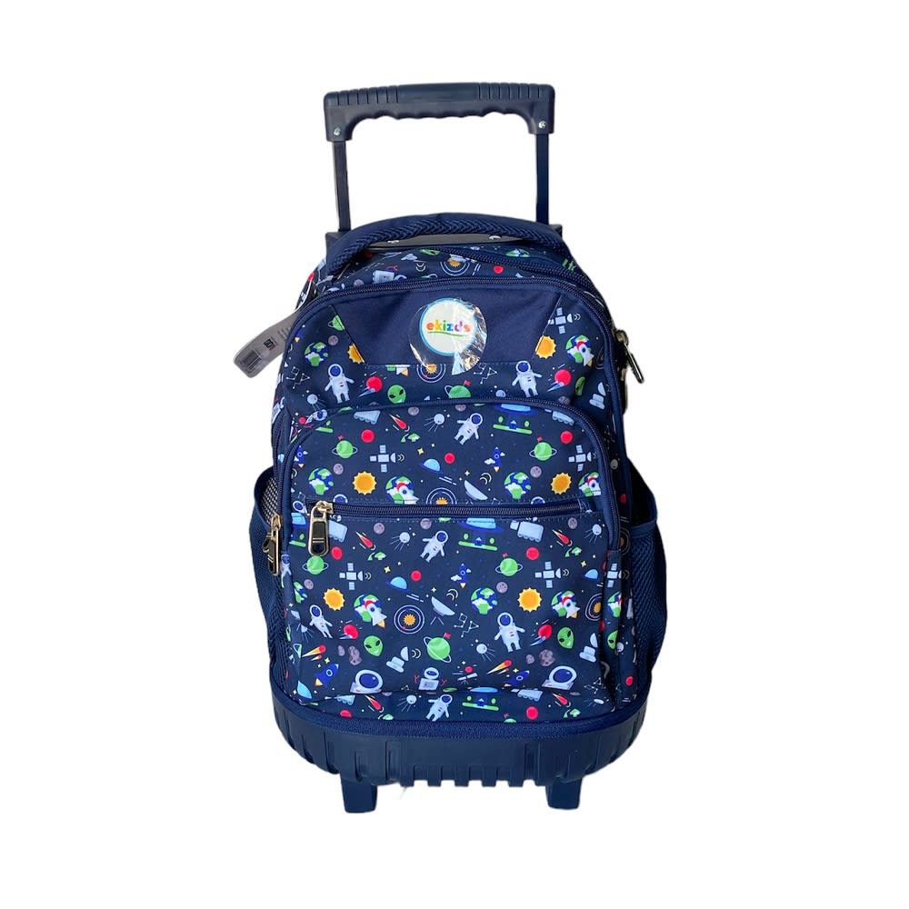 MOCHILA ESCOLAR ESPACIAL EKIZDE REFORZADA: PACK 3 PIEZAS CON LONCHERA Y ESTUCHE4