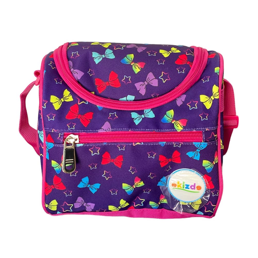 MOCHILA ESCOLAR LISTONES EKIZDE REFORZADA: PACK 3 PIEZAS CON LONCHERA Y ESTUCHE3
