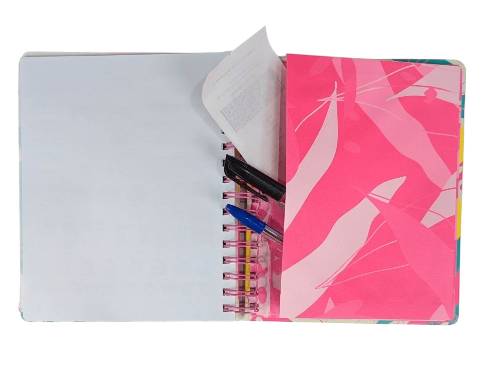 AGENDA DIARIA 2025 C/ ESPIRAL HOJAS DE COLORES