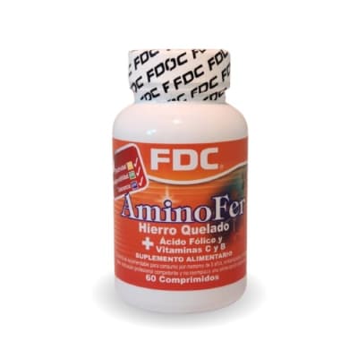 Hierro quelado AminoFer - 60 Comprimidos
