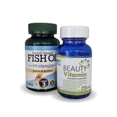 PACK BEAUTY VITAMIN+ FISH OIL CAPS.