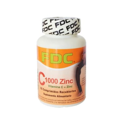 Vitamina C 1000 + Zinc - 60 Comprimidos