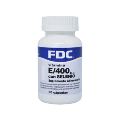 Vitamina E/400 + Selenio - 60 Capsulas