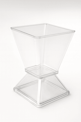 POTE 110  CC ACRÍLICO CON TAPA (Paquete x 10)