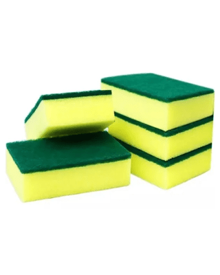 ESPONJA VERDE AMARILLO (Pack x12)