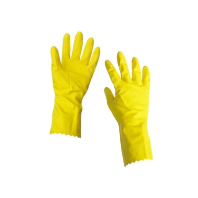 GUANTE   DOMESTICO   AMARILLO  L (1 Par)