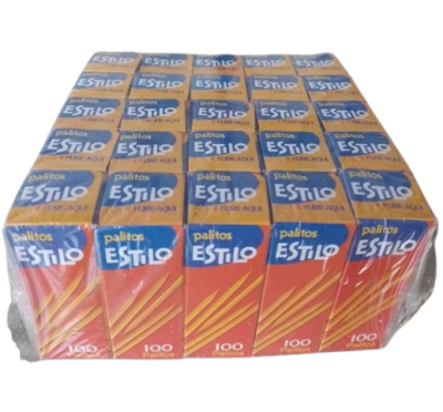 MONDADIENTE      ESTILO    2 PUNTAS              2.500 Palitos