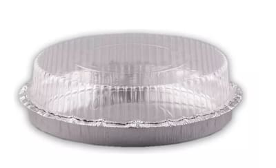 PORTA TARTALETA 22 CM BASE ALUMINIO (Paquete x10)