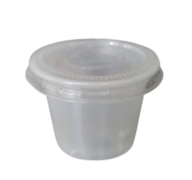 POTE      30   CC       TRASLUCIDO CON TAPA ( Paquete x 100)