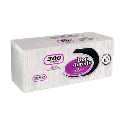 SERVILLETA BLANCA 33x33 (300u)