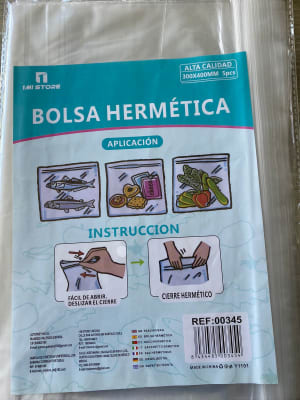BOLSA HERMETICA 30 x 40