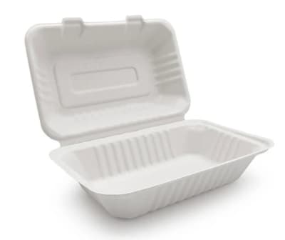 BANDEJA COLACIÓN COMPOSTABLE SIN DIVISIÓN (Paquete x 50)
