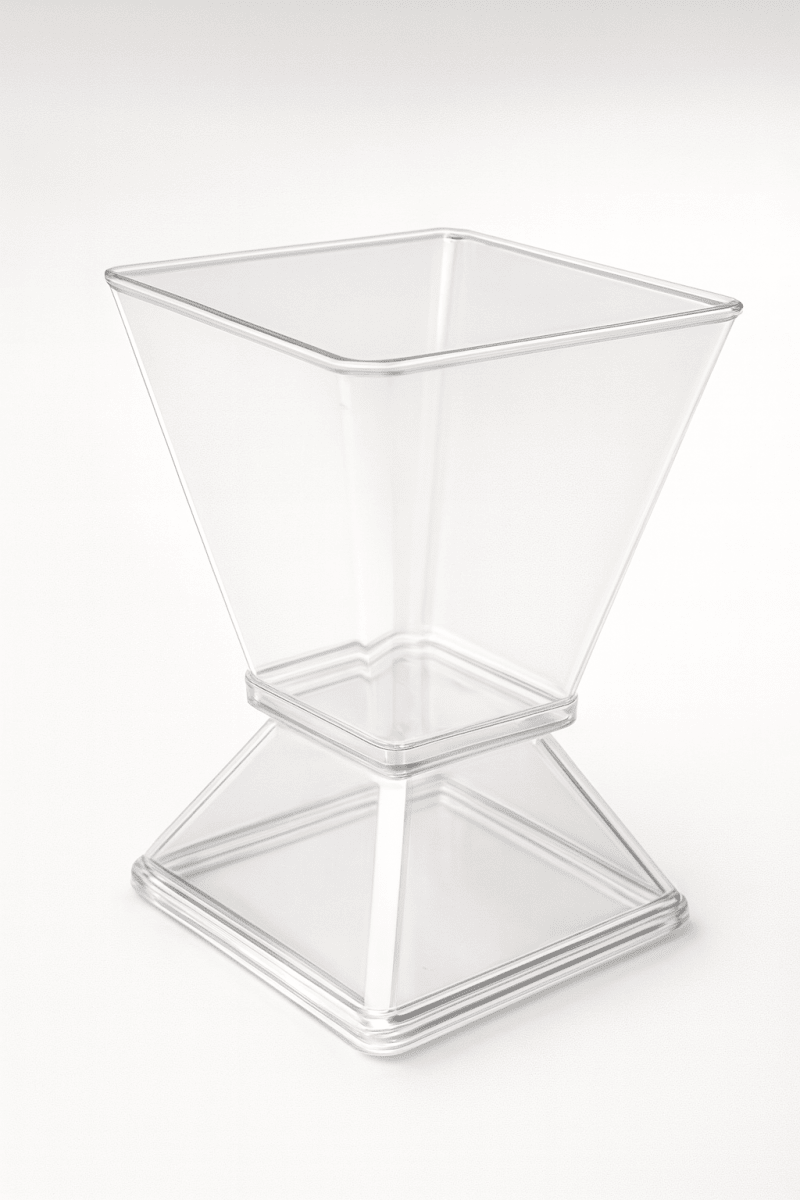 POTE 110  CC ACRÍLICO CON TAPA (Paquete x 10)2