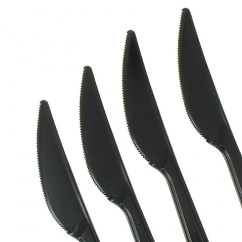 CUCHILLO         NEGRO (Paquete x100)1