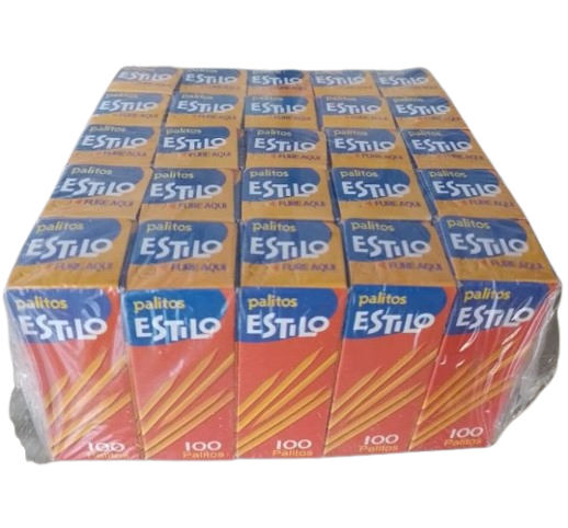 MONDADIENTE      ESTILO    2 PUNTAS              2.500 Palitos1