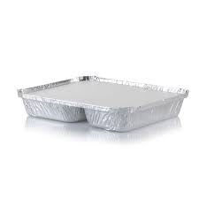 PLATO ALUMINIO C-25 CON TAPA (Paquete x 20)1