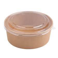 POTE 1300 CC KRAFT  CON  TAPA   TRANSP(Paquete x 50)1
