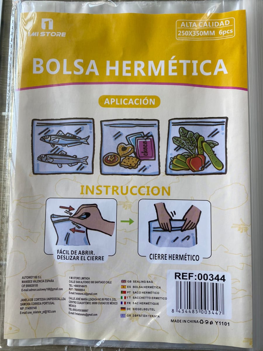 BOLSA HERMETICA 25 x 351