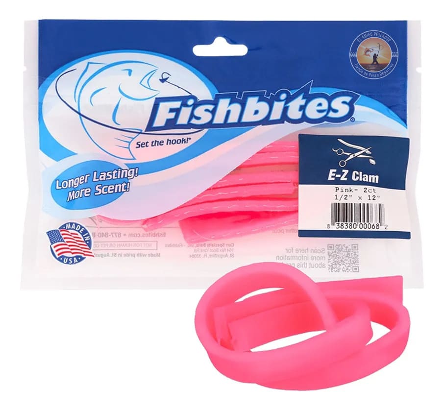 FISHBITES E-Z CLAM PINK 0